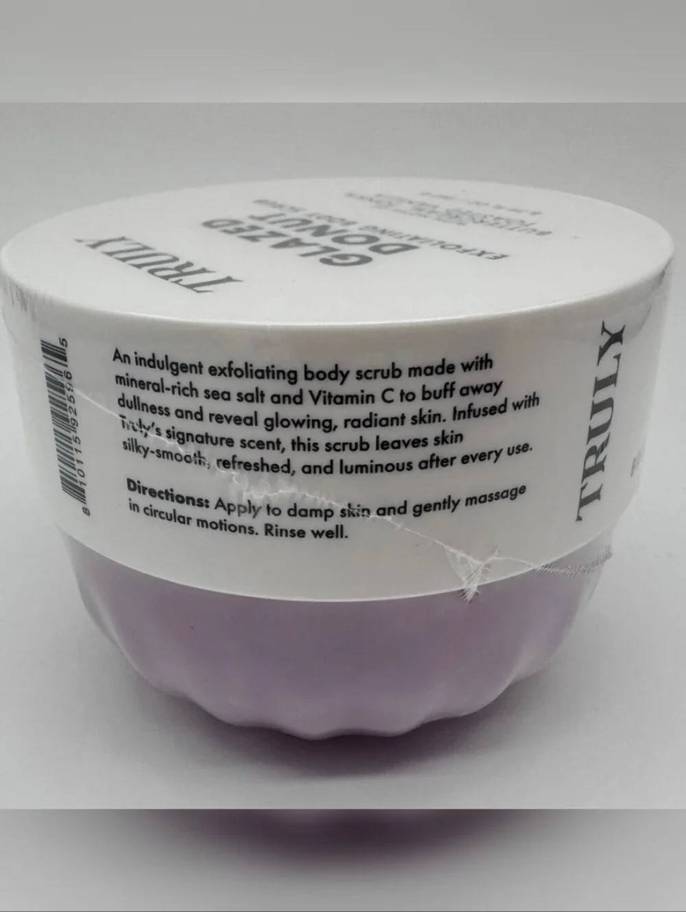 Truly Glazed Donut Exfoliating Body Scrub New